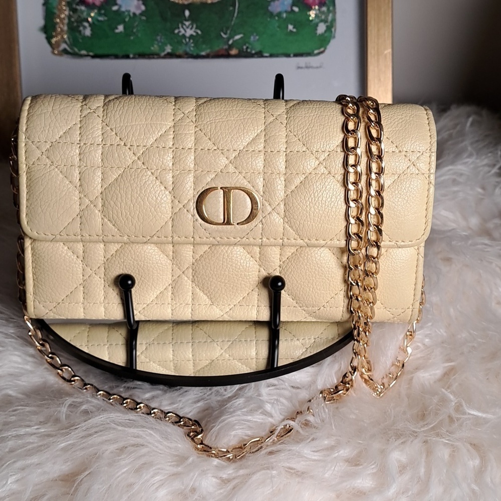 Christian Dior Caro Orchid Long Wallet
